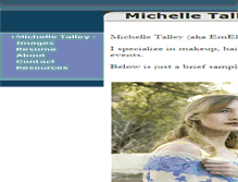 Tablet Screenshot of michelletalley.com